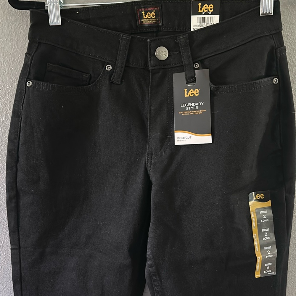 Lee black bootcut jeans